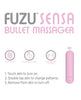 Carica l'immagine nel visualizzatore Galleria, Fuzu Sensa Activated Rechargeable Bullet Massager - Pastel Pink