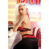 Load image into Gallery viewer, Vibes Extra Spicy Halter Bralette & Cheeky Panty Chili Red S/M