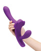 Cargue la imagen en el visor de la galería, Lock In Dual Ended Vibrating Strap On And Harness Set