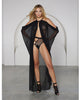 Φόρτωση εικόνας στο πρόγραμμα προβολής Gallery, Sweet esCape Long Mesh Cape & Triple Lace Strap Panty O/S