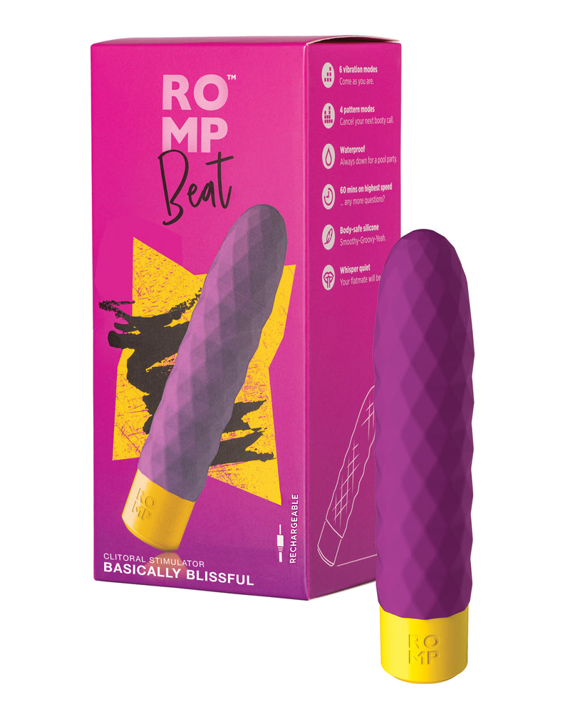 Load image into Gallery viewer, ROMP Beat Bullet Vibrator - Purple
