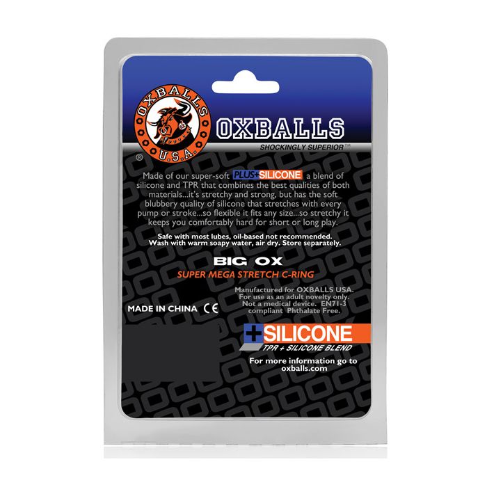 Load image into Gallery viewer, Oxballs Big Ox Cockring - Black Ice