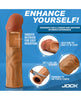 Carica l'immagine nel visualizzatore Galleria, Curve Toys Jock Enhancers 1.5" Silicone Penis Extension Sleeve - Medium