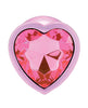 Cargue la imagen en el visor de la galería, Booty Bling Jeweled Metal Butt Plug Large Pink Crystal