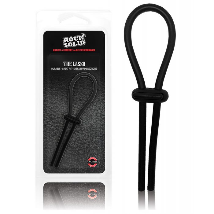 Carregar imagem no visualizador da Galeria, Anel Peniano Rock Solid Lasso - Preto