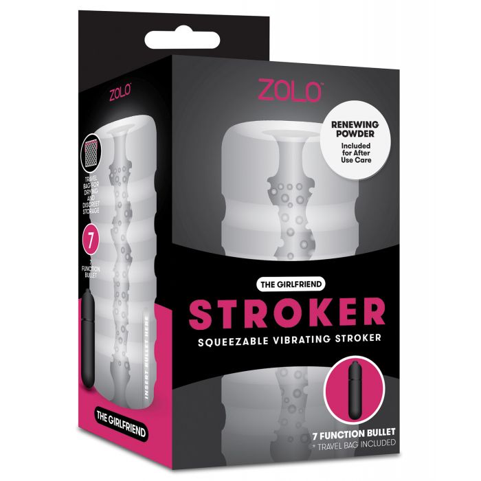 Indlæs billede i gallerifremviser, ZOLO Girlfriend Squeezable Vibrating Stroker