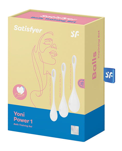 Load image into Gallery viewer, Satisfyer Yoni Power 1 Balls Training Set - White