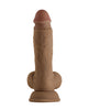 Lataa kuva gallerian katseluohjelmaan, Shaft Model A Flexskin Liquid Silicone 7.5" Dong w/Balls - Oak