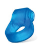 Load image into Gallery viewer, Oxballs Glowdick Cockring w/LED - Blue Ice