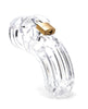 Indlæs billede i gallerifremviser, The Curve 3 3/4" Curved Cock Cage & Lock Set - Clear