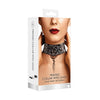Carica l'immagine nel visualizzatore Galleria, Shots Ouch Love Street Art Fashion Printed Collar w/Leash - Black