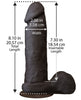Load image into Gallery viewer, Realistic 8" ULTRASKYN Cock w/Balls - Brown