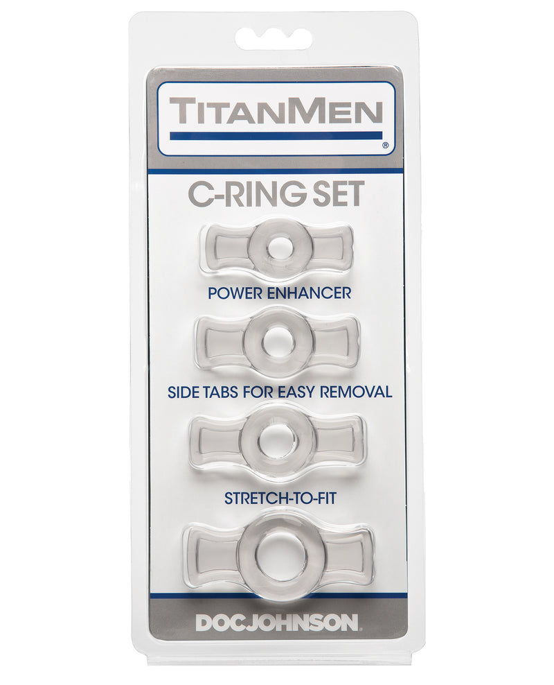 Indlæs billede i gallerifremviser, Titanmen Tools Cock Ring Set - Clear