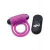 Load image into Gallery viewer, Bang! Vibrating Cock Ring & Bullet w/Remote Control - Purple