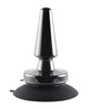 Cargue la imagen en el visor de la galería, Evolved Beginner Vibrating Rechargeable Metal Plug - Black