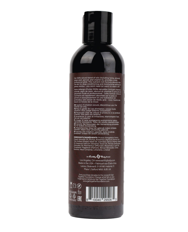 Carica l'immagine nel visualizzatore Galleria, Earthly Body Massage & Body Oil - 8 oz Zen Berry Rose