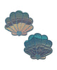 Afbeelding laden in Galerijviewer, Pastease Opalescent Mermaid Shells - Seafoam Blue O/S