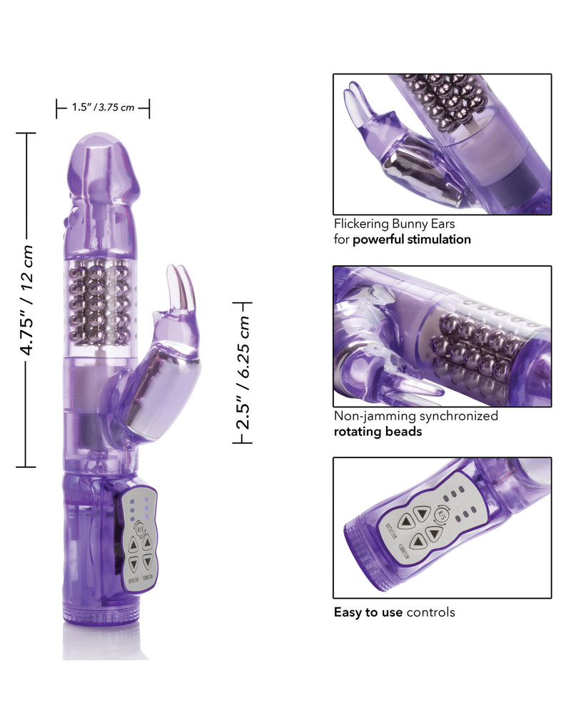 Load image into Gallery viewer, Jack Rabbit w/Floating Beads Waterproof - Purple