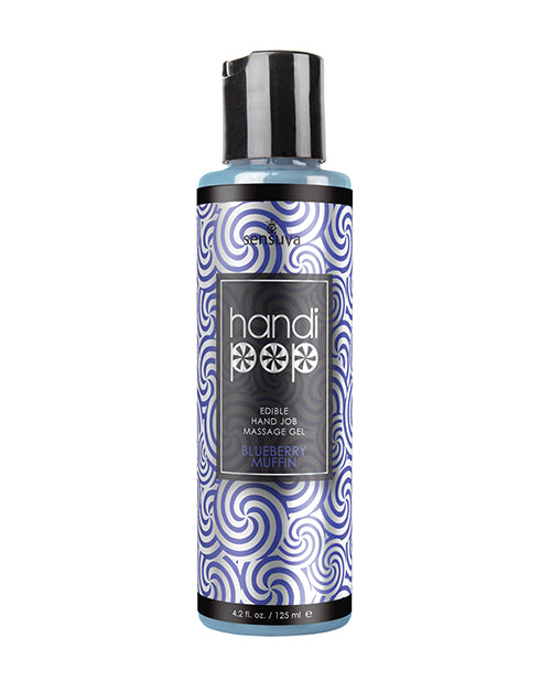 Cargue la imagen en el visor de la galería, Handipop Hand Job Massage Gel - 4.2 oz Bottle Blueberry Muffin