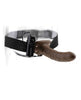 Carregar imagem no visualizador da Galeria, Fetish Fantasy Series 8" Vibrating Hollow Strap On - Brown