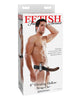 Carregar imagem no visualizador da Galeria, Fetish Fantasy Series 8" Vibrating Hollow Strap On - Brown