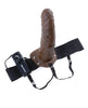 Carregar imagem no visualizador da Galeria, Fetish Fantasy Series 8" Vibrating Hollow Strap On - Brown