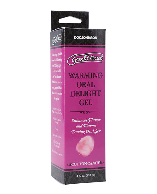 Charger l'image dans la visionneuse de la galerie, GoodHead Warming Oral Delight Gel - 4 oz Cotton Candy
