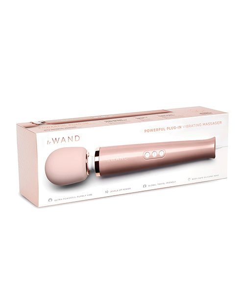 Load image into Gallery viewer, Le Wand Powerful Plug-In Vibrating Massager - Rose Gold