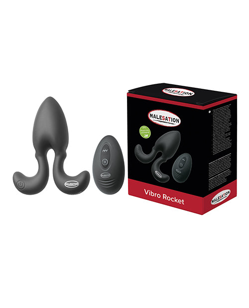 Załaduj obraz do przeglądarki galerii, Malesation Vibro Rocket Anal Plug - Black