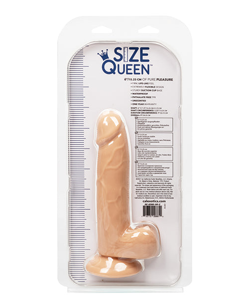 Cargue la imagen en el visor de la galería, Size Queen 6" Dildo - Ivory