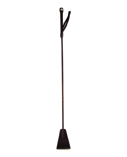 Load image into Gallery viewer, Rouge Fetish Play Vegan Leather Riding Crop - Black