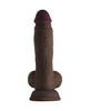 Load image into Gallery viewer, Shaft Model A Flexskin Liquid Silicone 7.5" Dong w/Balls - Mahogany