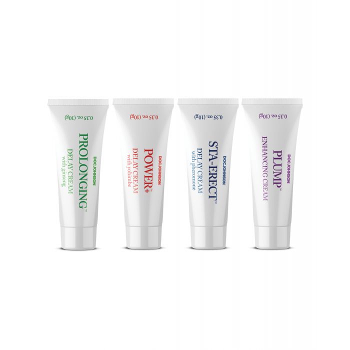 Carica l'immagine nel visualizzatore Galleria, Enhance Pleasure Assorted Pack of 4 Penis Enhancement Creams
