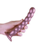 Load image into Gallery viewer, Shots Ouch 8" Beaded G-Spot Dildo - Rose Gold