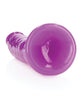 Indlæs billede i gallerifremviser, Shots RealRock 10" Slim Dildo Glow in the Dark - Neon Purple