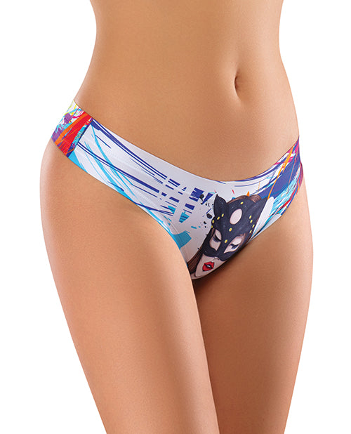Załaduj obraz do przeglądarki galerii, Mememe Cabal Freya Printed Thong LG