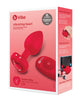 Load image into Gallery viewer, b-Vibe Vibrating Heart Plug M/L - Red