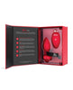 Load image into Gallery viewer, b-Vibe Vibrating Heart Plug M/L - Red