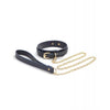 Load image into Gallery viewer, Bondage Couture Vinyl Collar and Leash - Blue