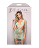 Load image into Gallery viewer, Vixen Yours Truly Strappy Floral Knit Crossover Dress - Mint O/S