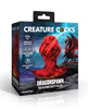Load image into Gallery viewer, Creature Cocks Dragonspawn Silicone Butt Plug Medium - Black/Red