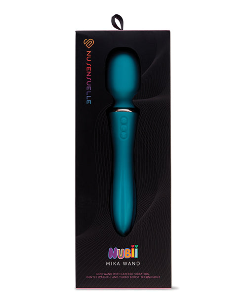 Cargue la imagen en el visor de la galería, Nu Sensuelle Nubii Mika Turbo Boost & Heating Mini Wand - Blue