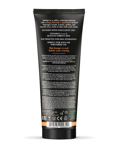 Bild in den Galerie-Viewer laden, Wicked Sensual Care Orange Blossom Patchouli Massage Cream 4 Oz