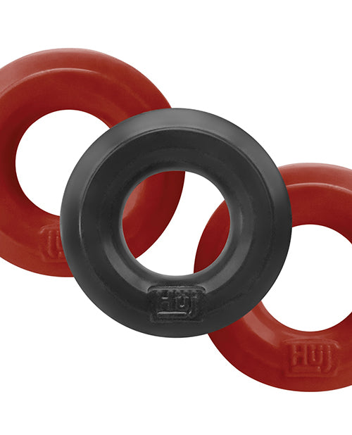 Load image into Gallery viewer, Hunky Junk C-Ring Multi Pack - Cherry/Tar Ice Pack of 3