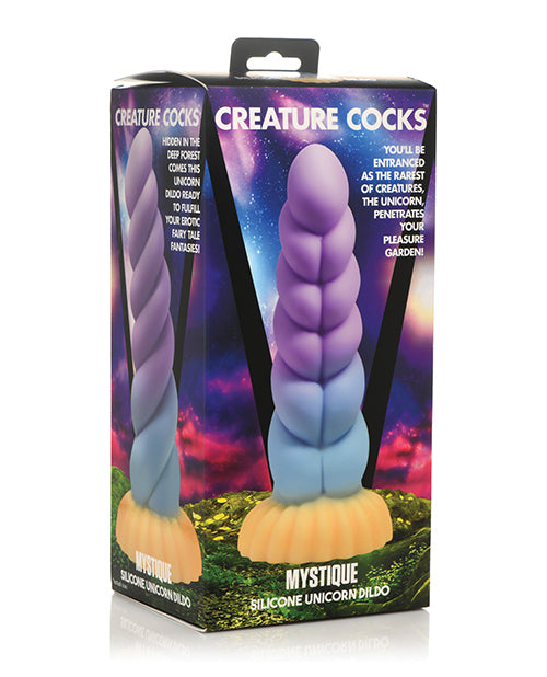 Load image into Gallery viewer, Creature Cocks Unicorn Silicone Dildo - Multi Color