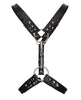 Load image into Gallery viewer, Shots Uomo Men's Harness w/Metal Bit - Black