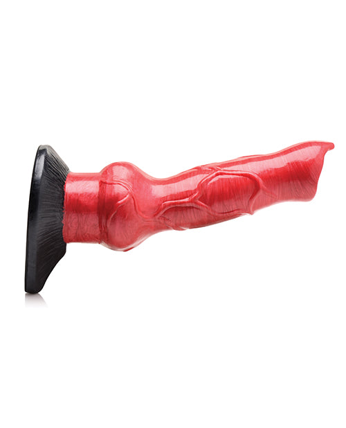 Cargue la imagen en el visor de la galería, Creature Cocks Hell-Hound Canine Penis Silicone Dildo - Red/Black
