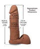 Bild in den Galerie-Viewer laden, Realistic 8" ULTRASKYN Cock w/Balls - Brown