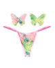 Bild in den Galerie-Viewer laden, Neva Nude Naughty Knix Rainbow Sherbet Velvet G-String & Pasties - (Color Varies) Multi O/S