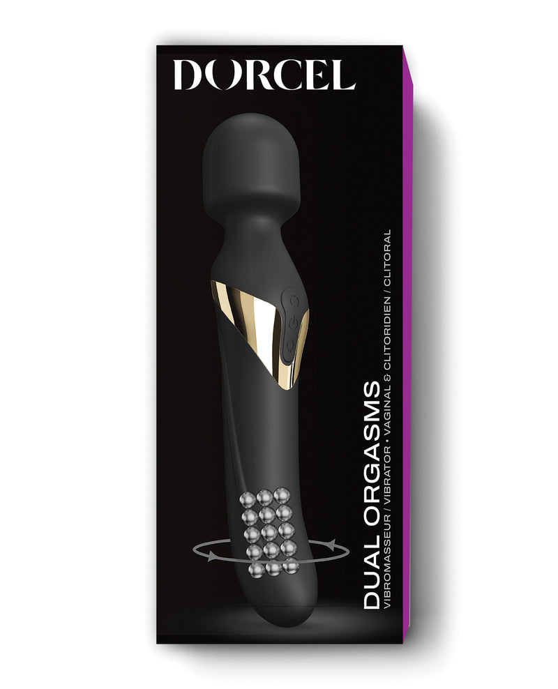 Bild in den Galerie-Viewer laden, Dorcel Dual Orgasms Wand - Black/Gold